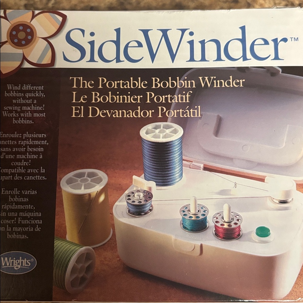 SideWinder Portable Bobbin Winder - White